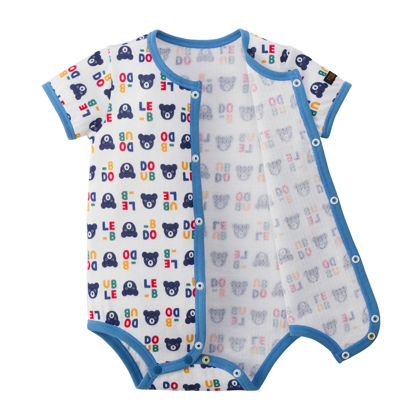 ピュアベール半袖ニットガーゼボディシャツ