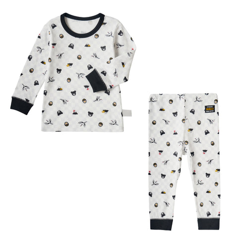 ピュアベール長袖ニットガーゼ肌着セット