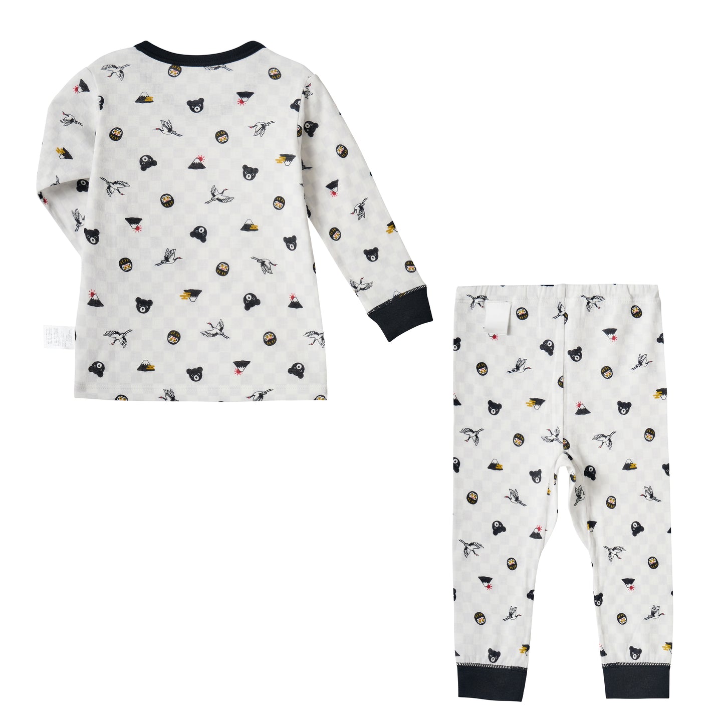 ピュアベール長袖ニットガーゼ肌着セット