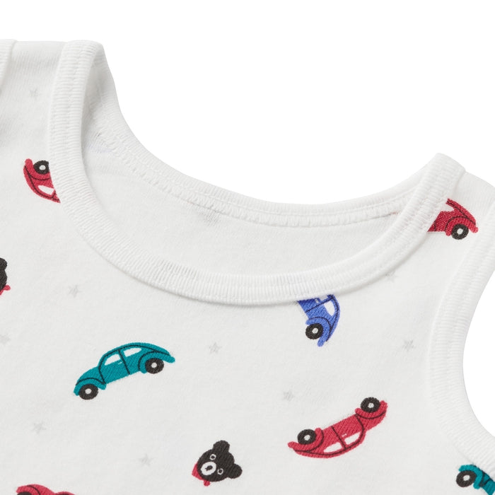 [Thanksgiving] Car pattern tank top milled body shirt [No cancellations or returns]