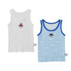 [Thanksgiving] Rider & Border Tank Top Set [Underwear] [No cancellations or returns]