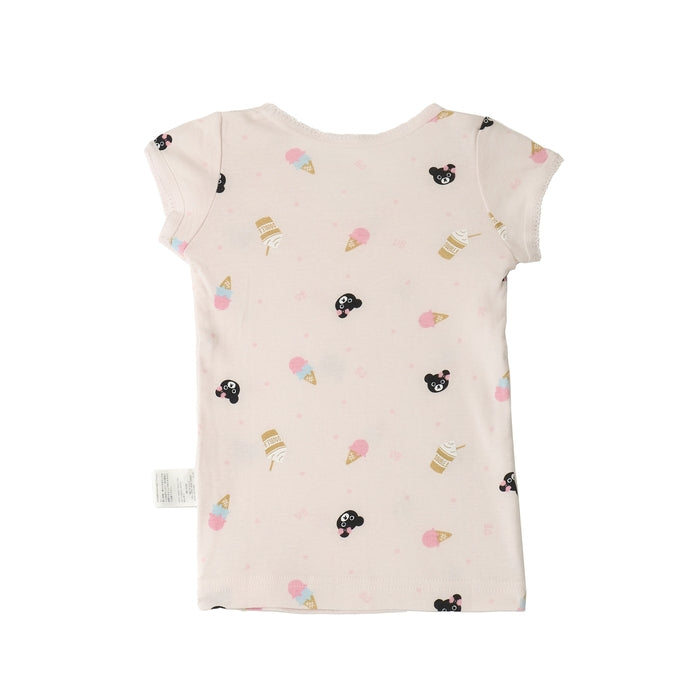 [Thanksgiving] Dot ice cream pattern T-shirt set [Underwear] [No cancellations or returns]