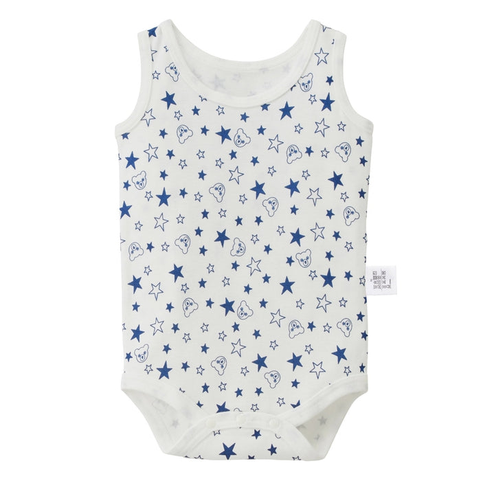 [Thanksgiving] Star pattern sleeveless milled body shirt [No cancellations or returns]