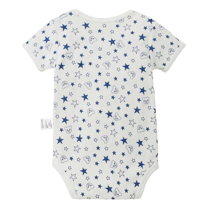 [Thanksgiving] Short-sleeved star pattern milled body shirt [No cancellations or returns]
