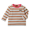 [Thanksgiving] Border long sleeve T-shirt [No cancellations or returns]
