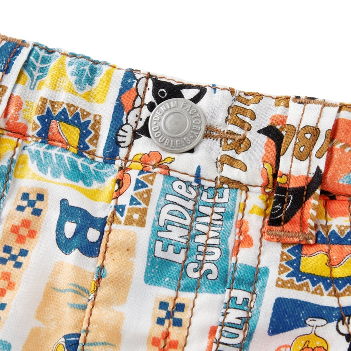 [Thanksgiving] Surf botanical pattern 3/4 length pants [No cancellations or returns]