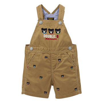 3/4 length overalls beige 商品画像