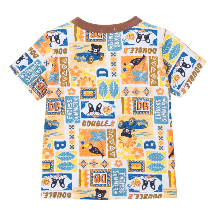 [Thanksgiving] Surf botanical pattern T-shirt [No cancellations or returns]