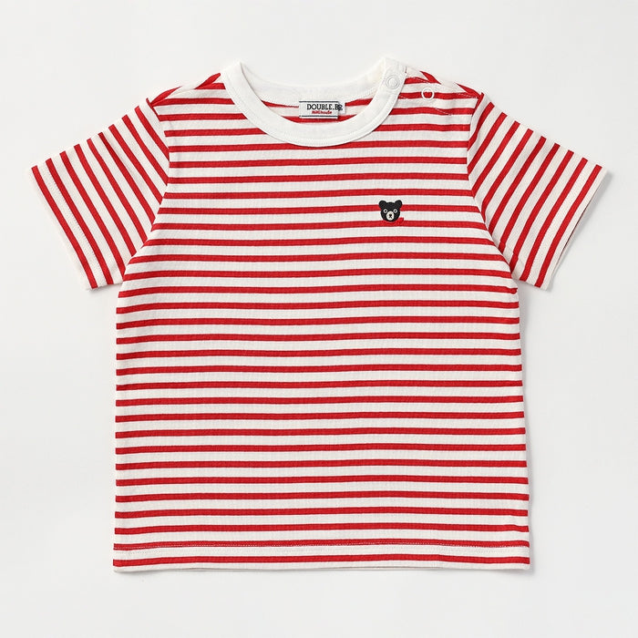 [Thanksgiving] Border short-sleeved T-shirt [No cancellations or returns]