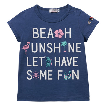 Alphabet short sleeve T-shirt Navy blue 商品画像