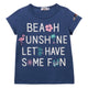 Alphabet short sleeve T-shirt