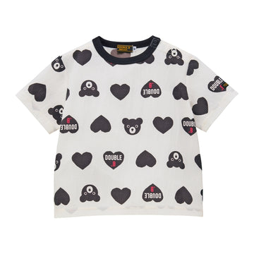 short sleeve t-shirt black x white 商品画像