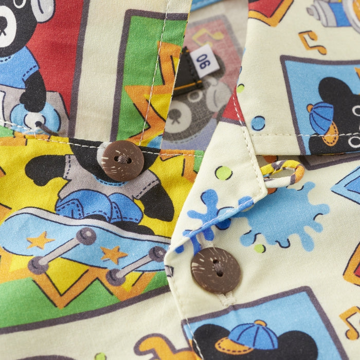 짧은 슬리브 셔츠