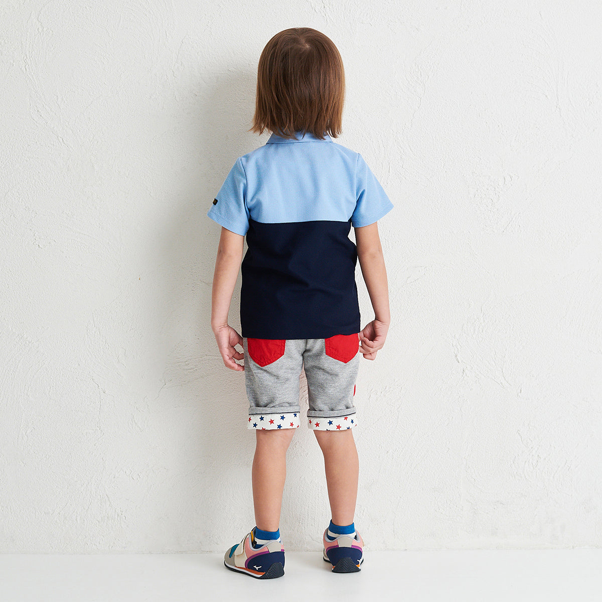 짧은 슬리브 폴로 셔츠