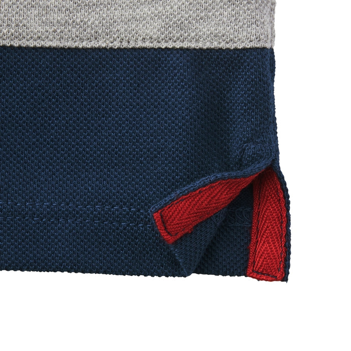 [Thanksgiving] Border short-sleeved polo shirt [No cancellations or returns]