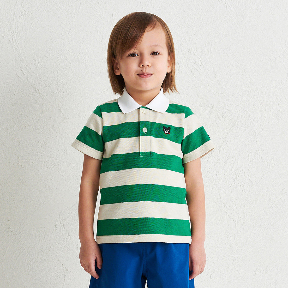 짧은 슬리브 폴로 셔츠