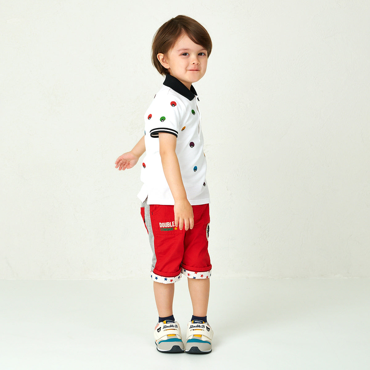 짧은 슬리브 폴로 셔츠