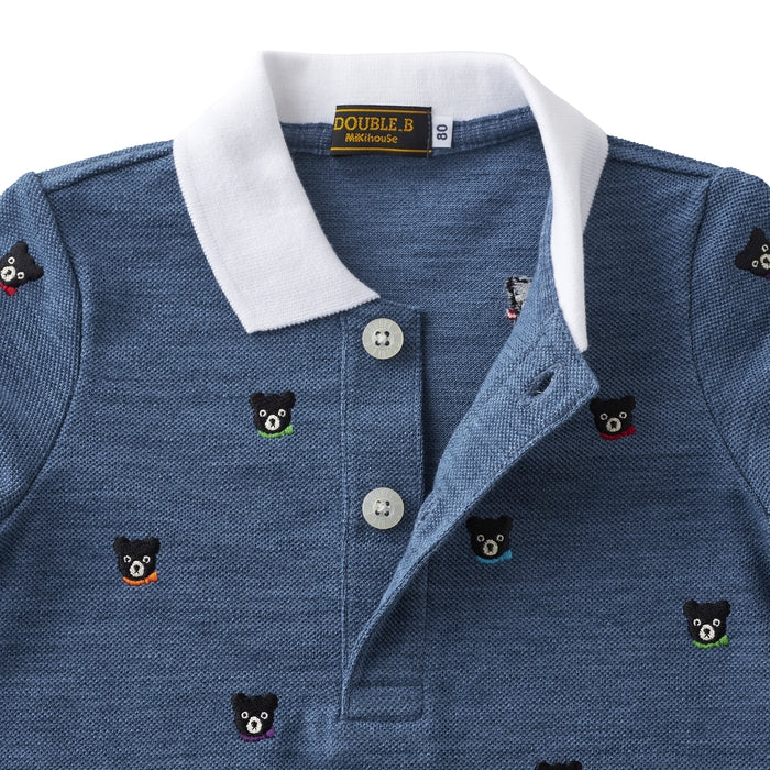 짧은 슬리브 폴로 셔츠