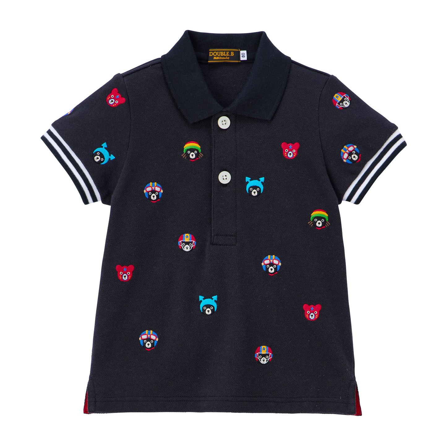 짧은 슬리브 폴로 셔츠