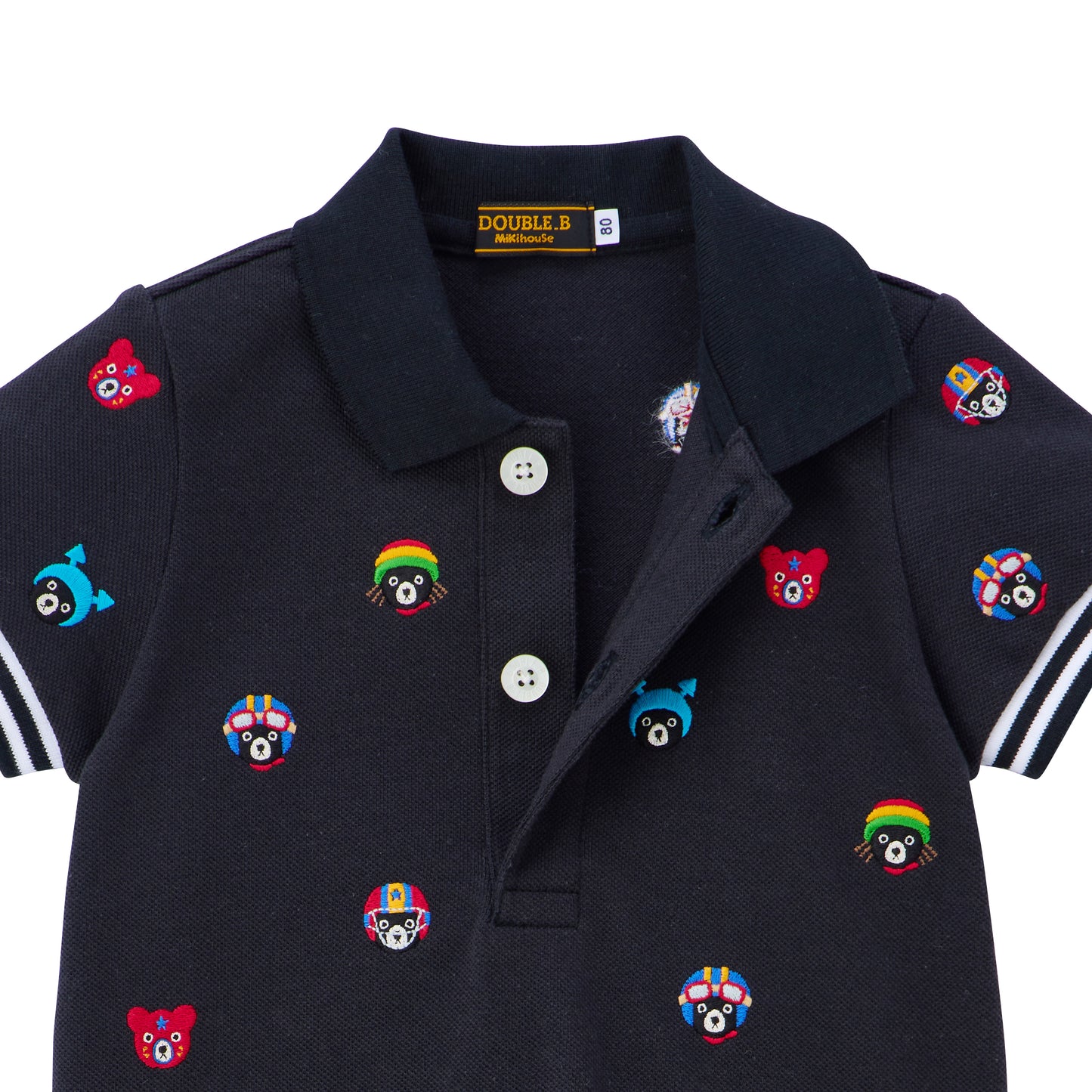 짧은 슬리브 폴로 셔츠