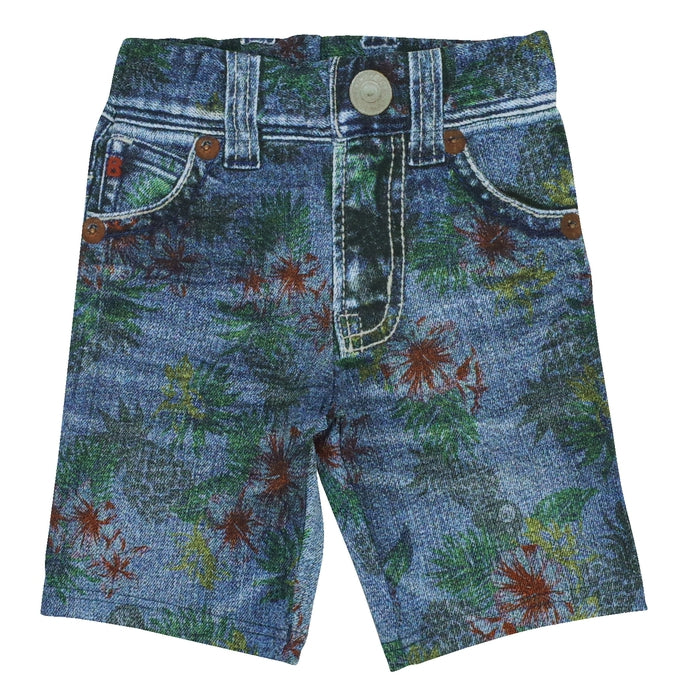 [Thanksgiving] Denim print swimsuit [No cancellations or returns]