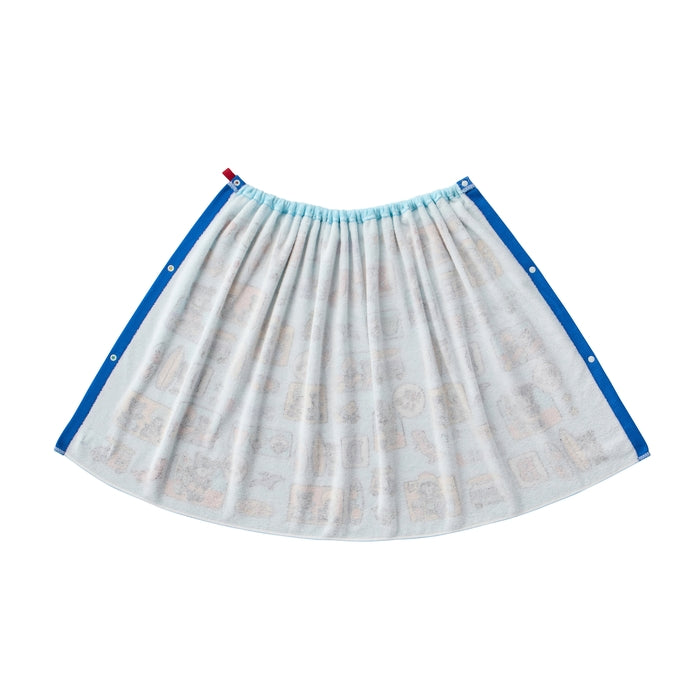 スナップ付ビーチタオル