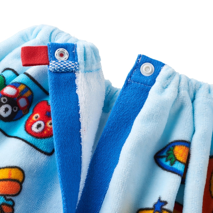 スナップ付ビーチタオル