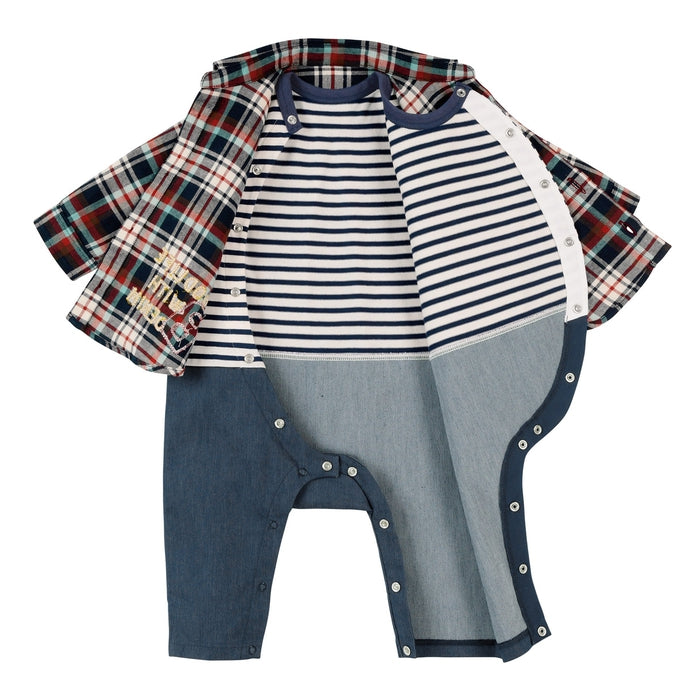 [Thanksgiving] Layered style coverall [Cancellation/Return not possible]