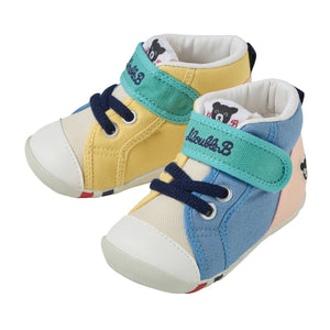 ミキハウス mikihouse ダブルb シューズ wb ○30%OFFセール○ミキハウス ダブルビー mikihouse 総柄ハイカット