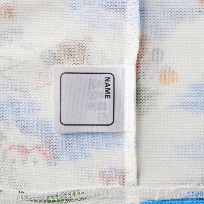 짧은 슬리브 잠옷 (6/4 길이 바지)