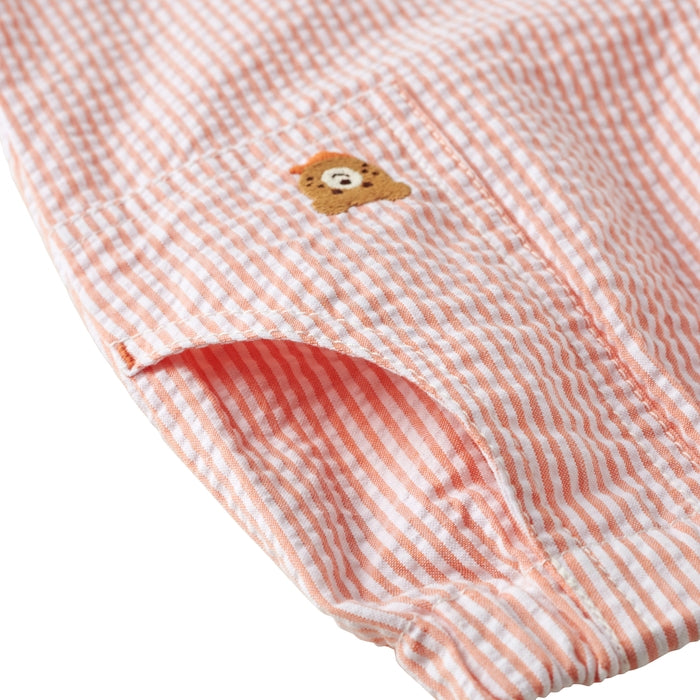 Short-sleeved T-shirt & 5/4 length pants set [with box]