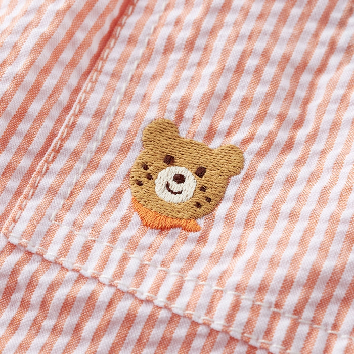 Short-sleeved T-shirt & 5/4 length pants set [with box]