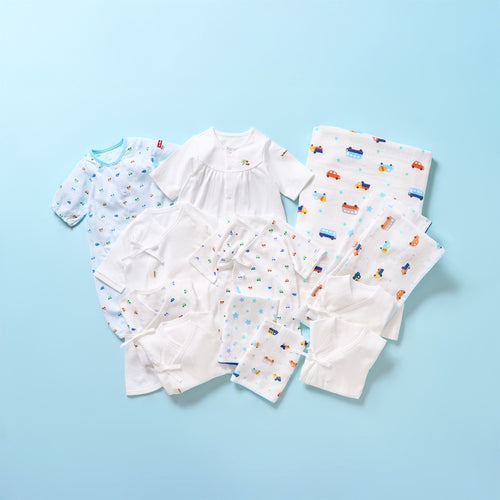 スターターセット13点(出産準備特別セット)【春夏用(総柄)】の商品画像