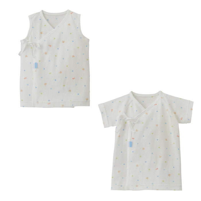 メッシュ短肌着セット