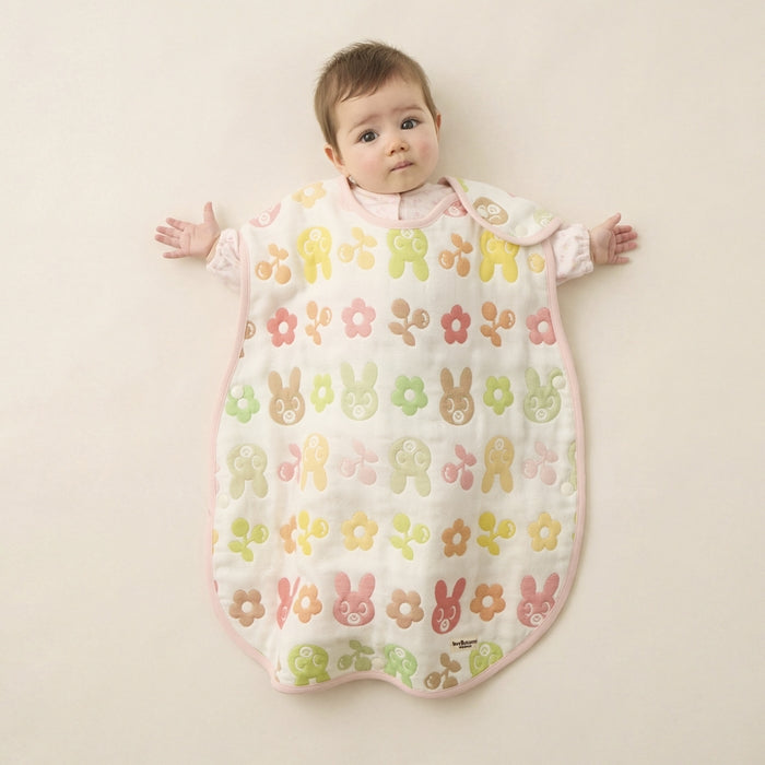 Animal pattern 6-layer gauze sleeper