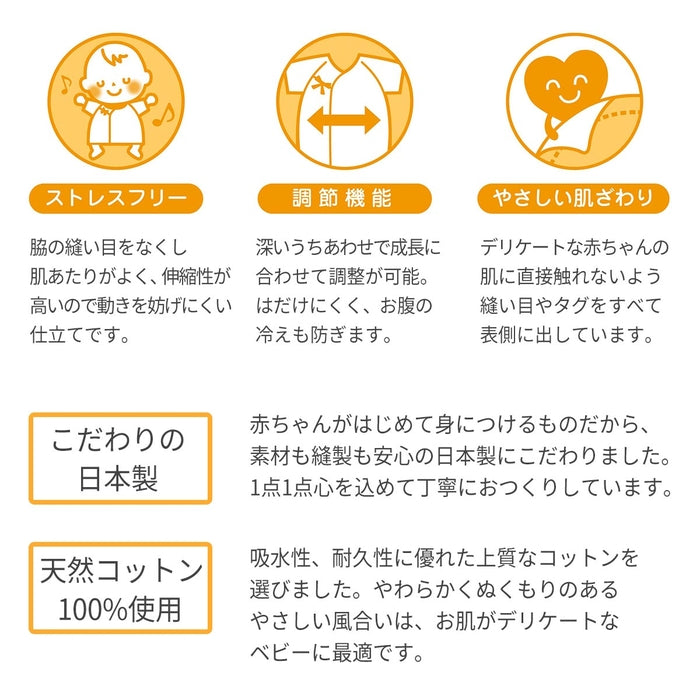 メッシュ短肌着セット