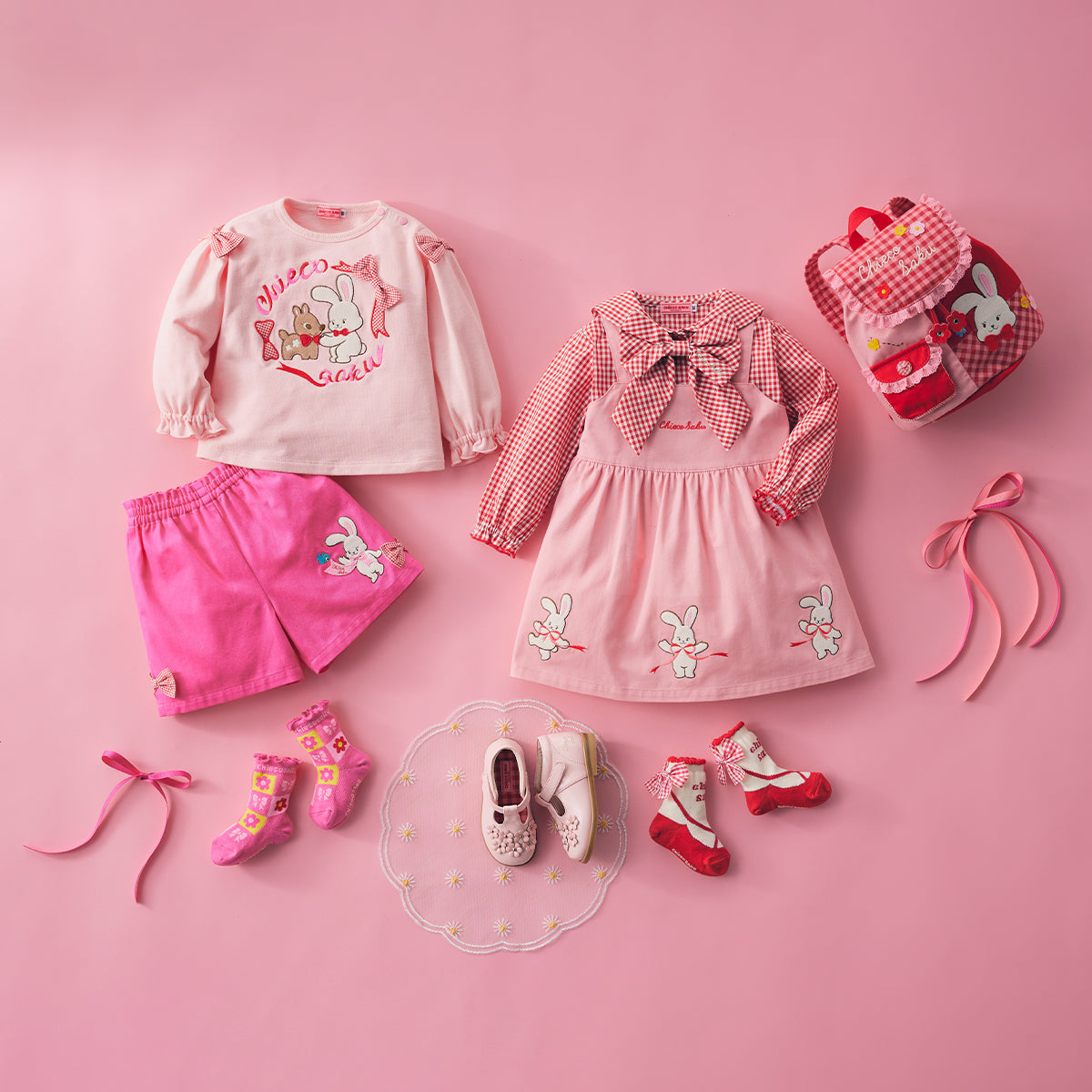 チエコサク　ミキハウス ピンク トレーナー 薄手 チエコサク】トレーナー – ミキハウスオフィシャルサイト