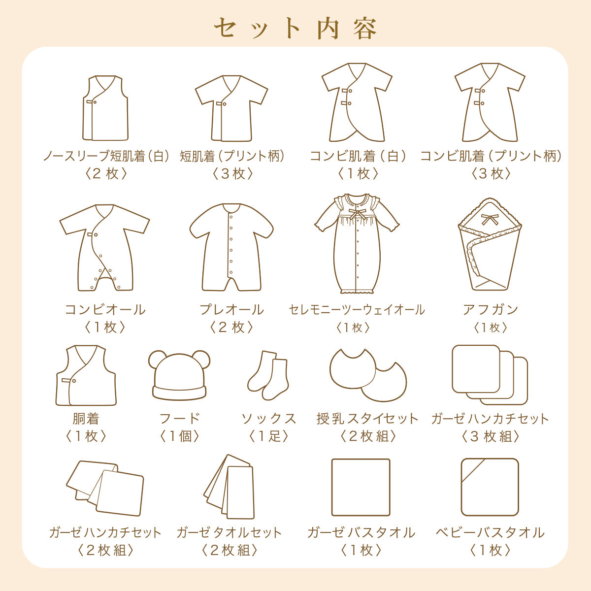 春夏 出産準備パッケージ（１０万円コース） 4