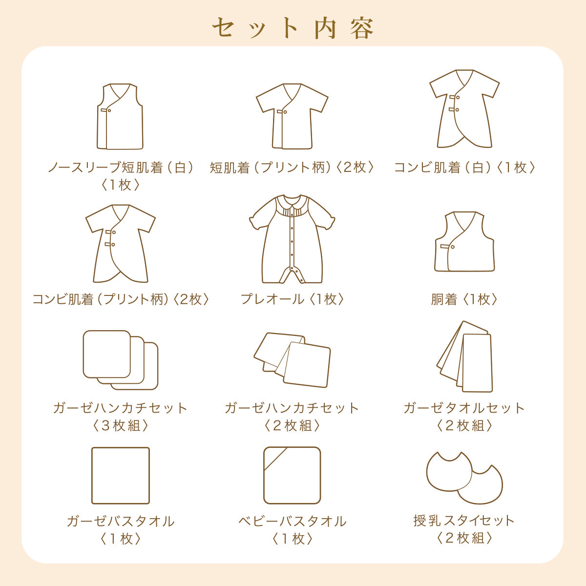 春夏 出産準備パッケージ（5万円コース） – ミキハウスオフィシャルサイト