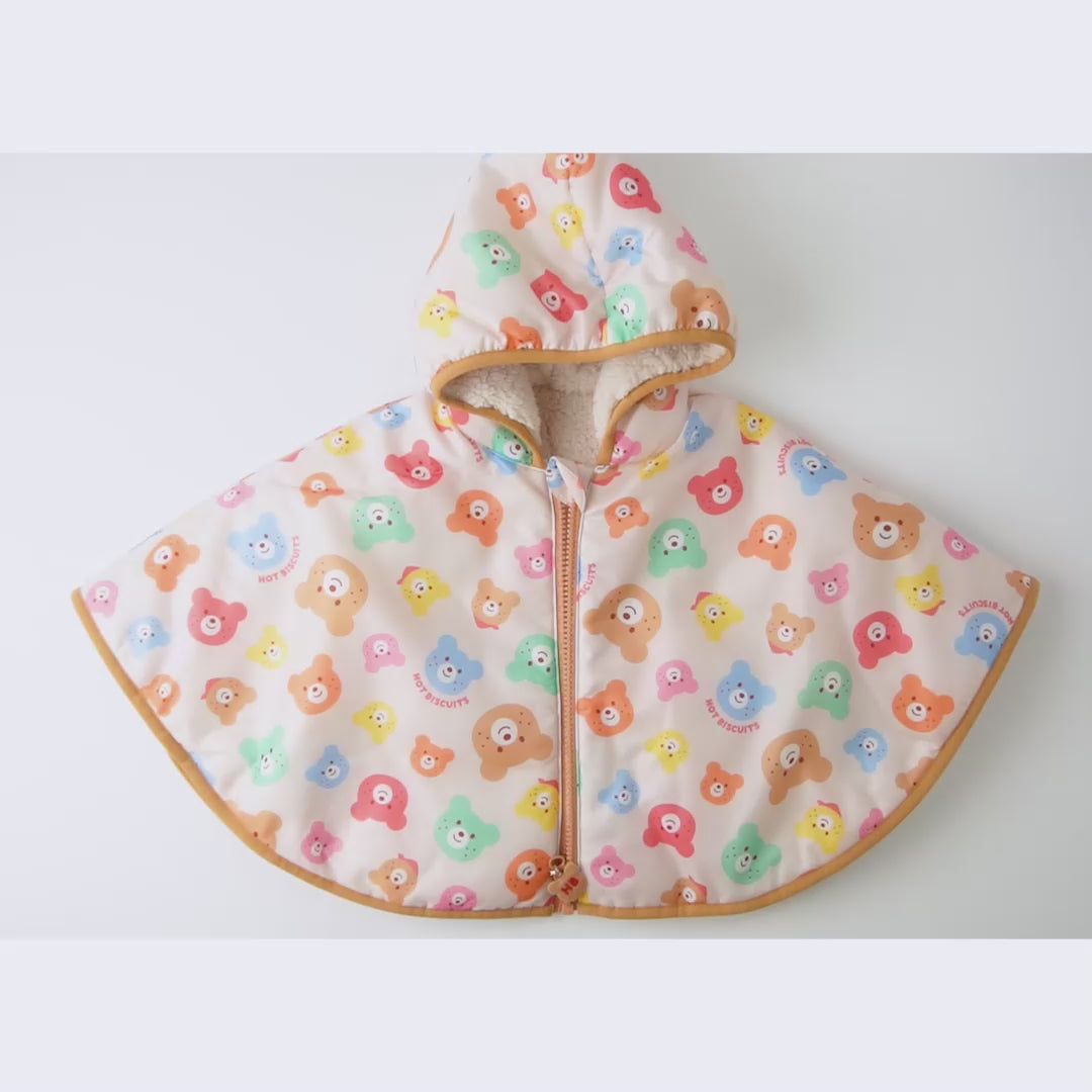 リバーシブルマント