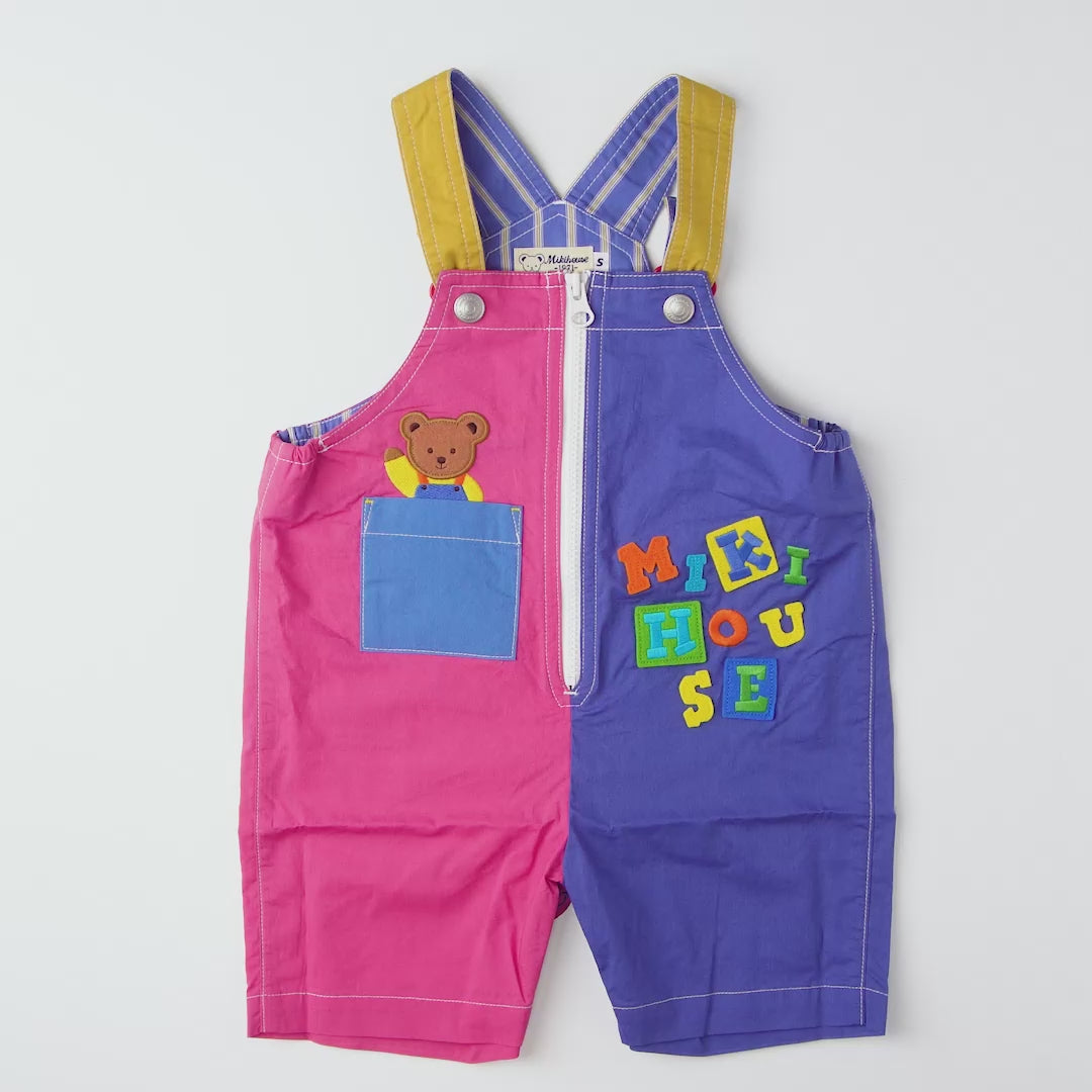 3/4 length overalls – ミキハウスオフィシャルサイト