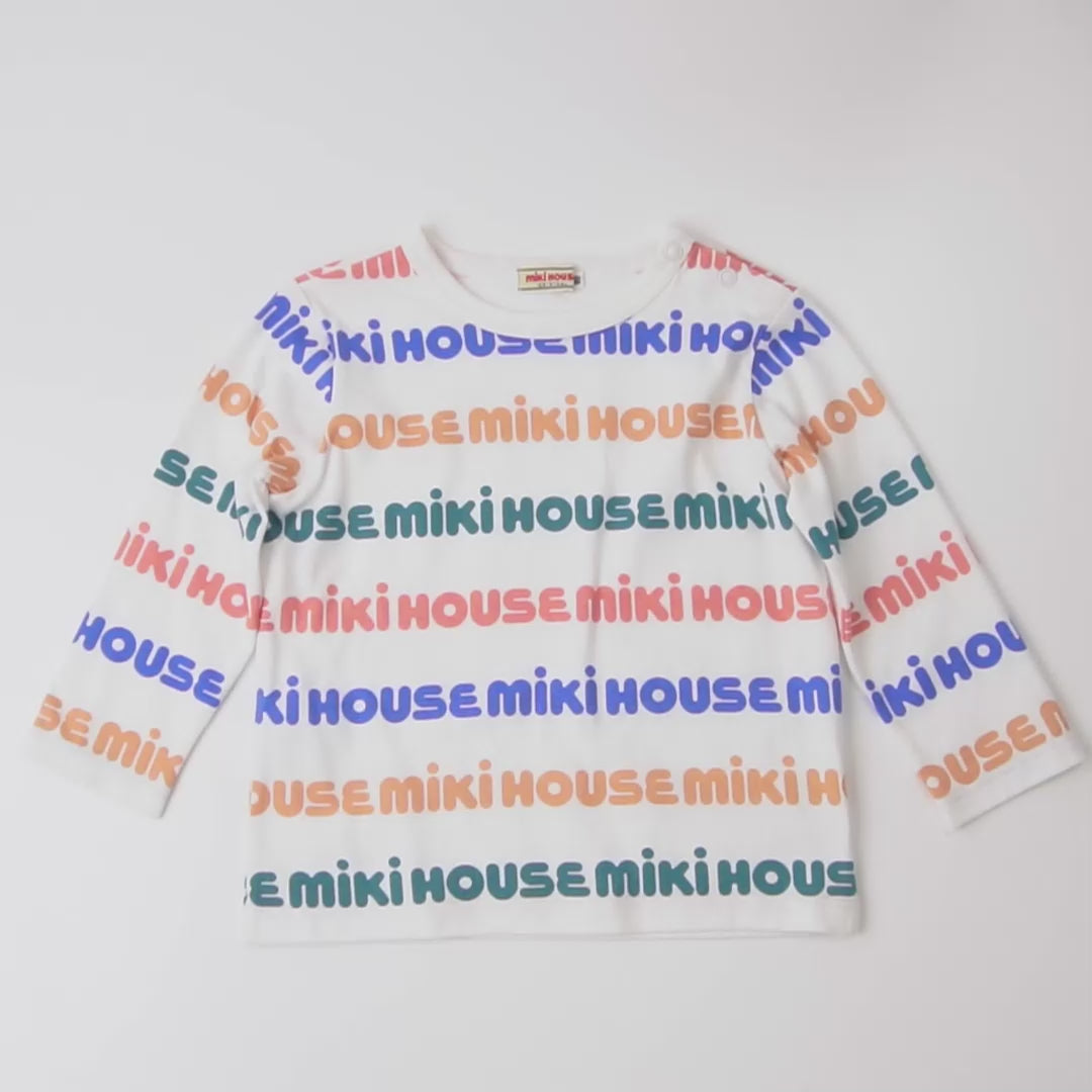 【WEB限定】総柄ロゴ長袖Ｔシャツ【WebLimited】