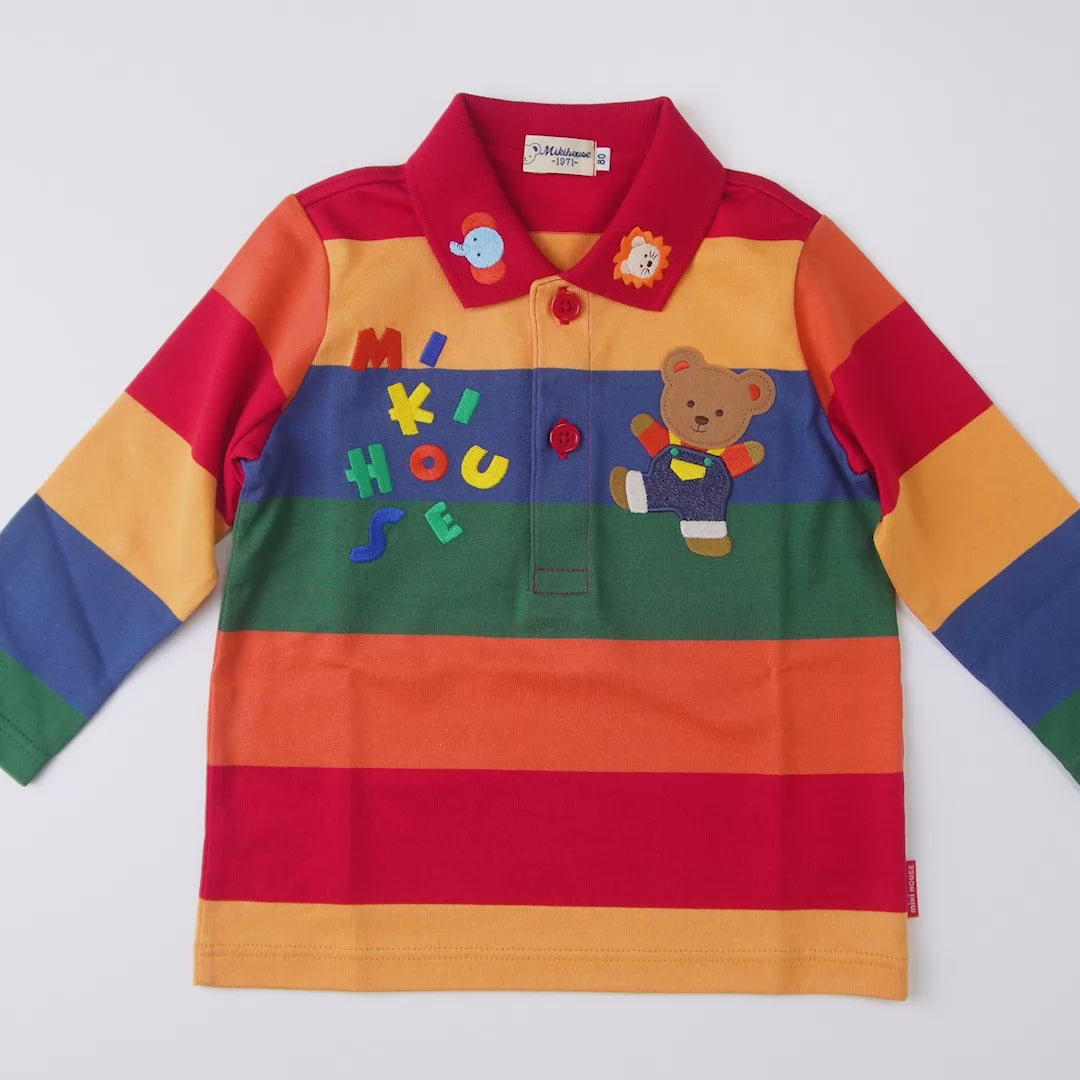 long sleeve polo shirt