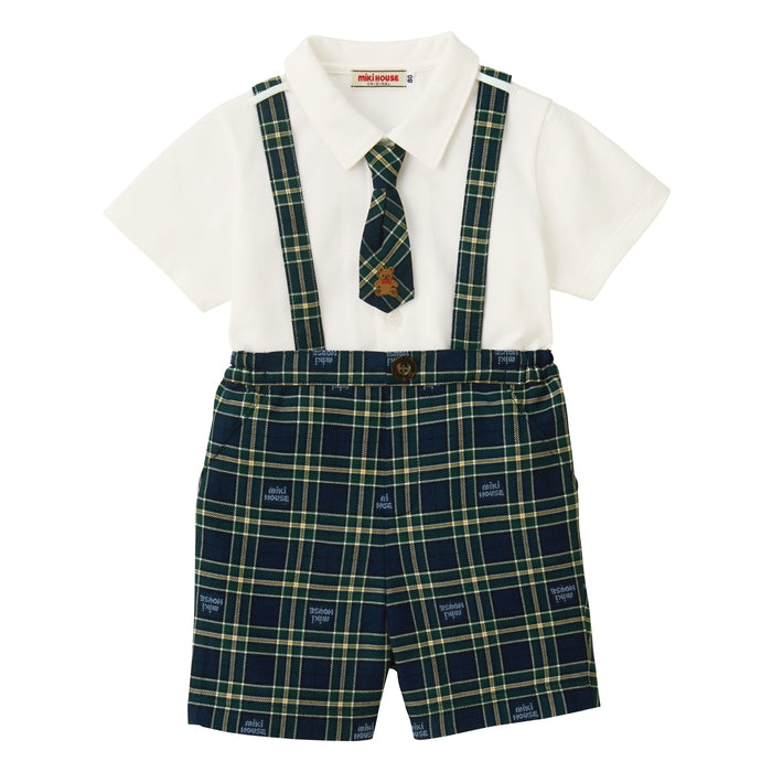 MIKI HOUSE熊婴儿正式套装