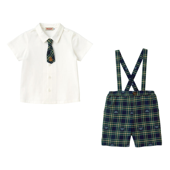 MIKI HOUSE熊婴儿正式套装