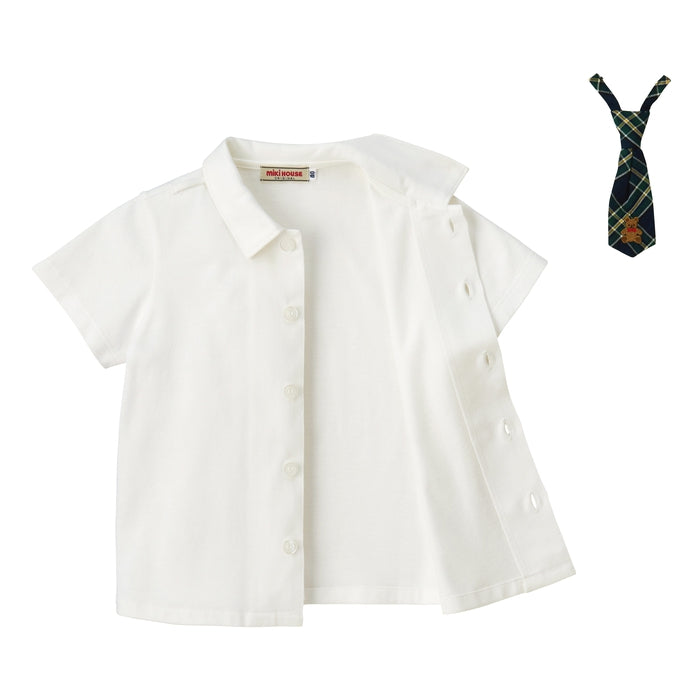MIKI HOUSE熊婴儿正式套装