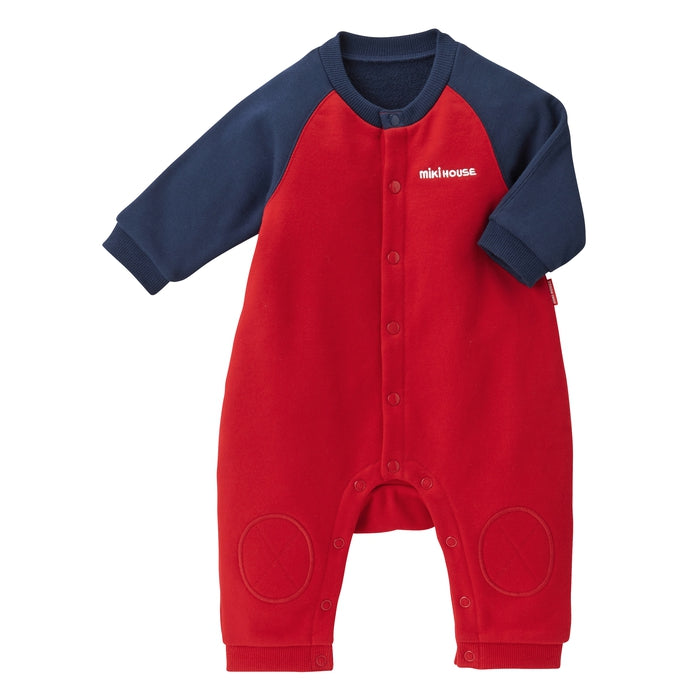 バックロゴカバーオール