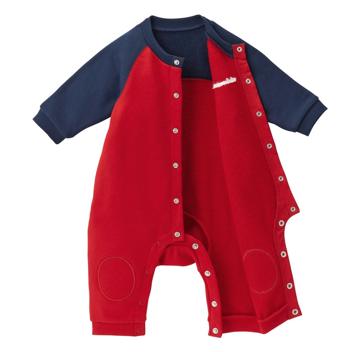 バックロゴカバーオール