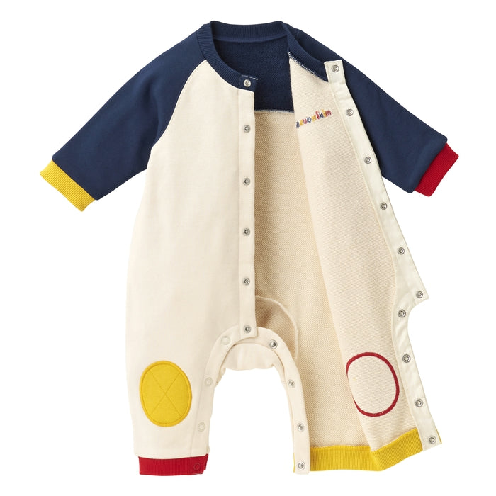 バックロゴカバーオール