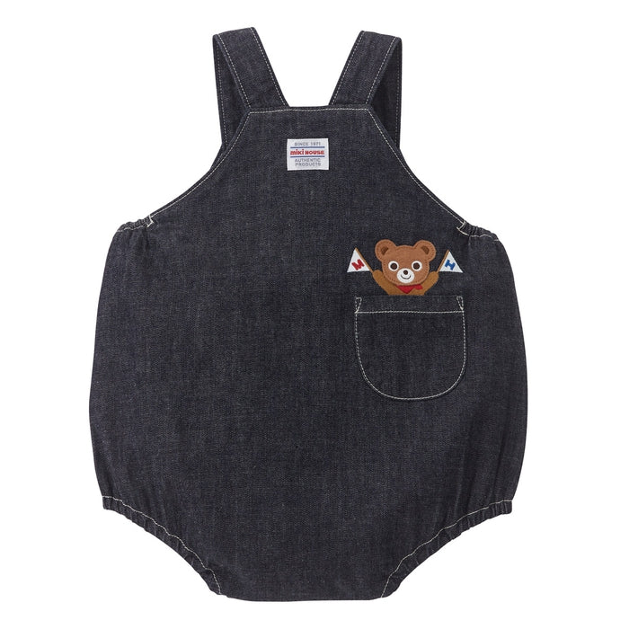 colorful pucchi☆denim romper